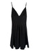 NBD Size XXS Black Polyester Blend Spaghetti Strap Dress Black / XXS