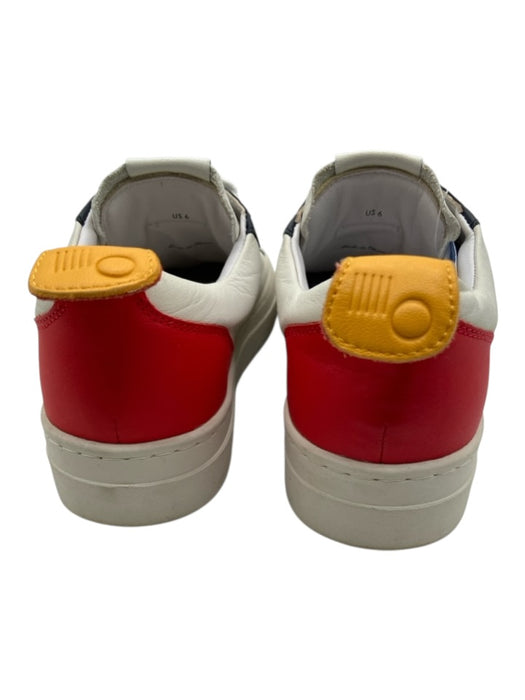 Oncept Shoe Size 6 White & Multi Leather Upper Color Block Low Top Sneakers White & Multi / 6