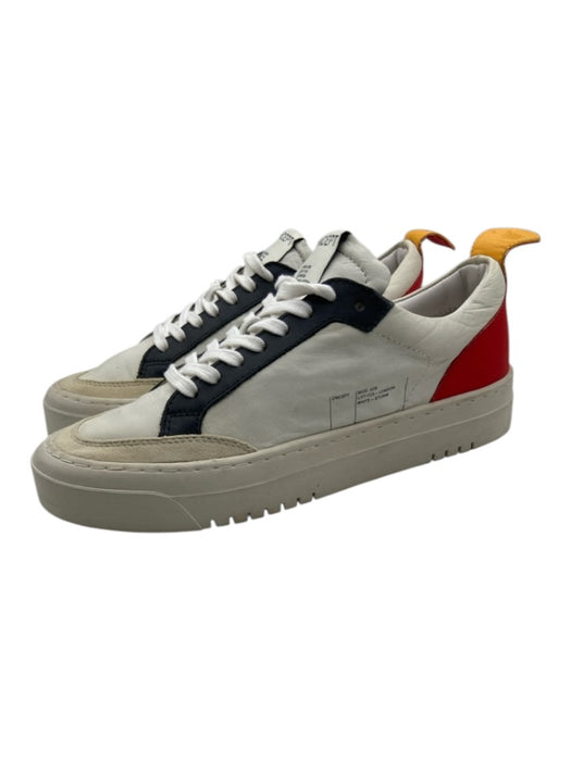 Oncept Shoe Size 6 White & Multi Leather Upper Color Block Low Top Sneakers White & Multi / 6