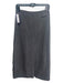 Commense Size M Gray Midi Back Zip Slit Skirt Gray / M