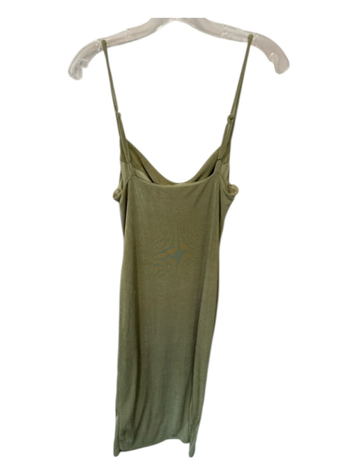 Petal + Pup Size 6 Sage green Polyester Blend Spaghetti Strap Cowl Neck Dress Sage green / 6