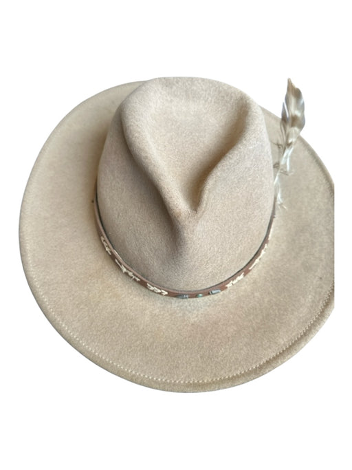 Stetson Taupe Wool Leather Band Western Hat Taupe