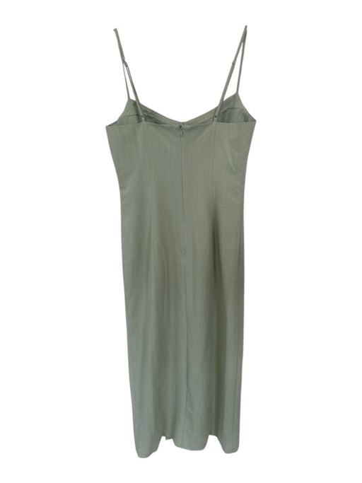 Emory Park Size S Sage green Polyester Blend Spaghetti Strap Slit Maxi Dress Sage green / S