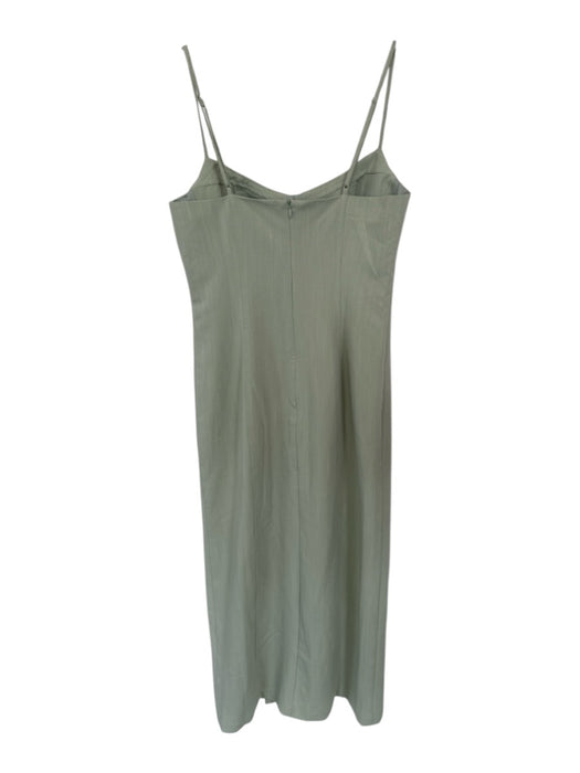 Emory Park Size S Sage green Polyester Blend Spaghetti Strap Slit Maxi Dress Sage green / S