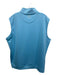 Peter Millar Size L Light blue Synthetic Solid Quarter Zip Men's Vest Light blue / L