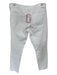 Mother Size 27 White Cotton Blend Mid Rise Straight Leg Jeans White / 27