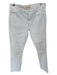 Mother Size 27 White Cotton Blend Mid Rise Straight Leg Jeans White / 27