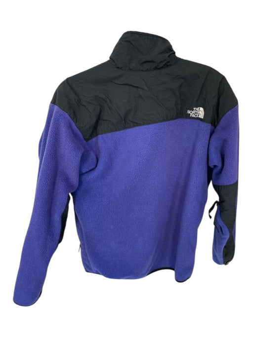 The North Face Size M Purple & Black Fuzzy Full ZIp Athletic Jacket Purple & Black / M