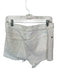 Agolde Size 27 Cream Cotton Blend High Waist Button Fly Cut Off Shorts Cream / 27