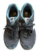 New Balance Shoe Size 7.5 Black & Blue Suede & Canvas Lace Up Athletic Sneakers Black & Blue / 7.5