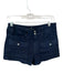 Paige Size 26 Navy Cotton Blend High Waist Front Pockets Denim Shorts Navy / 26