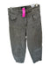 Paige Size 26 Gray Cotton Blend High Waist Barrel Leg Pants Gray / 26