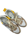 Oncept Shoe Size 7 Tan & Teal Leather Perforated Color Block Athletic Sneakers Tan & Teal / 7