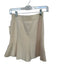 Maeve Size S Cream Viscose Blend Elastic Waist Knit Buttons Mini Skirt Cream / S