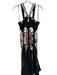 By Anthropologie Size 4 Black & Bronze Cotton Blend Sleeveless Maxi Dress Black & Bronze / 4