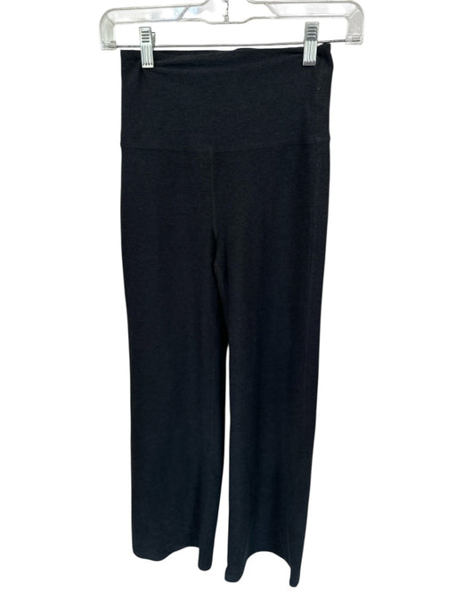 Beyond Yoga Size S Black Waist Band Wide Leg Cropped Athletic Pants Black / S