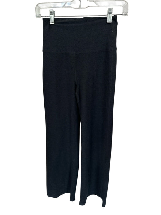 Beyond Yoga Size S Black Waist Band Wide Leg Cropped Athletic Pants Black / S