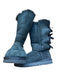 Ugg Shoe Size 7 Black Suede Shearling Lined Back Bows Boots Black / 7