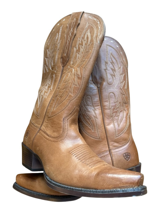 Ariat Shoe Size 7B Light Brown Leather Stitching Knee High Cowboy Boots Light Brown / 7B