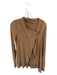 3 dots Size S Tan Cotton Long Sleeve Open Front Sweater Tan / S