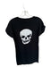 Skull Cashmere Size S Black & White Cotton & Cashmere Blend Short Sleeve Dress Black & White / S