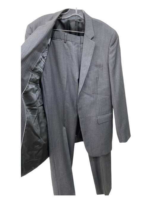 Theory Grey Wool 2 Button Men's Suit 40L