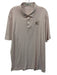 Peter Millar Size XXL White & Red Polyester Striped Polo Men's Short Sleeve White & Red / XXL