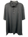 Johnnie O Size XL Gray Polyester Polo Men's Short Sleeve Gray / XL