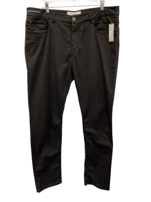 Teleria Size 40 Black Cotton Zip Fly Men's Pants Black / 40