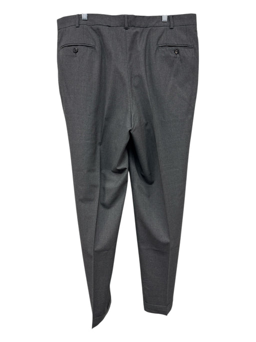 Sid Mashburn Size 38 Dark Gray Wool Solid Dress Men's Pants Dark Gray / 38