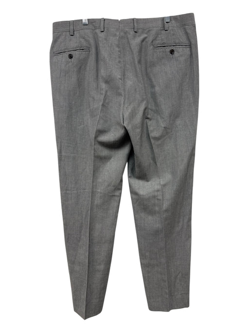 Sid Mashburn Size 40 Light Gray Wool Solid Dress Men's Pants Light Gray / 40