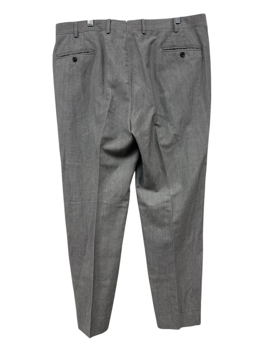 Sid Mashburn Size 40 Light Gray Wool Solid Dress Men's Pants Light Gray / 40
