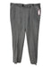 Sid Mashburn Size 40 Light Gray Wool Solid Dress Men's Pants Light Gray / 40