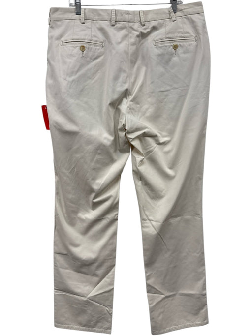 Peter Millar Size 38 Beige Cotton Solid Khakis Men's Pants Beige / 38