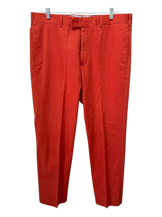 Sid Mashburn Size 36 Red Cotton Solid Khakis Men's Pants Red / 36