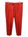 Sid Mashburn Size 36 Red Cotton Solid Khakis Men's Pants Red / 36