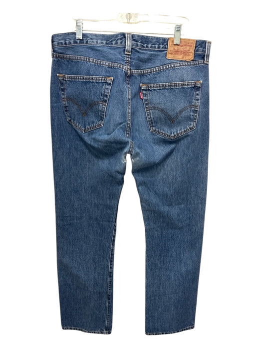 Levis Size 35 med light wash Cotton Blend Solid Jean Men's Pants med light wash / 35