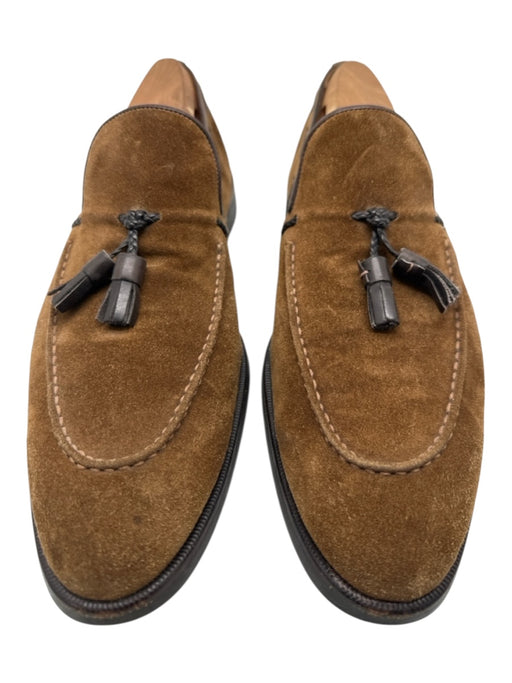 Di Bianco Shoe Size 13 Brown Suede Tassel loafer Men's Shoes Brown / 13