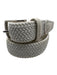 Tincati AS IS White Woven Men's Belt White