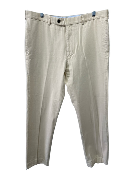 Sid Mashburn Size 36 Tan Cotton Solid Zip Fly Men's Pants Tan / 36