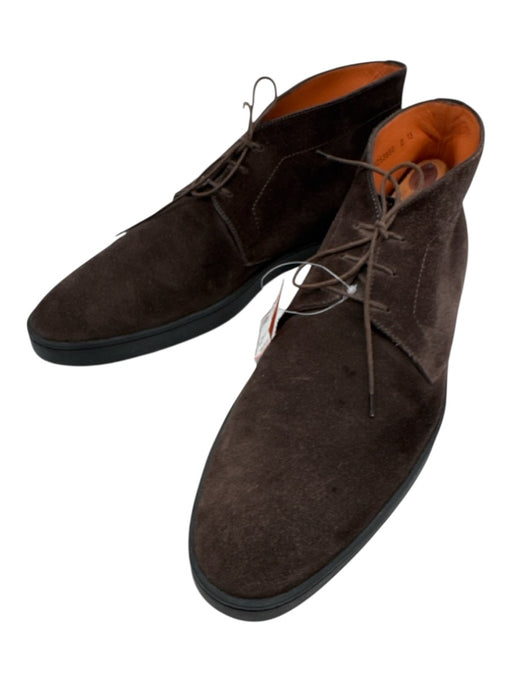Santoni Shoe Size 13 AS IS Brown Suede Solid Men's Shoes Brown / 13