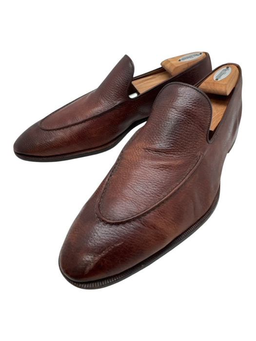 Di Bianco Shoe Size 12 AS IS Brown Leather Solid Men's Shoes Brown / 12
