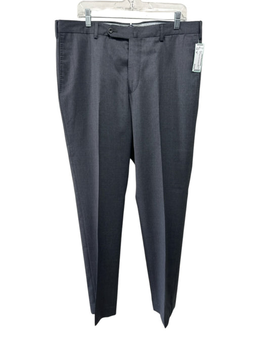 Incotex Size 38 Gray Wool Zip Fly Men's Pants Gray / 38