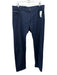 Canali Size 54 Dark Blue Cotton Zip Fly Men's Pants Dark Blue / 54