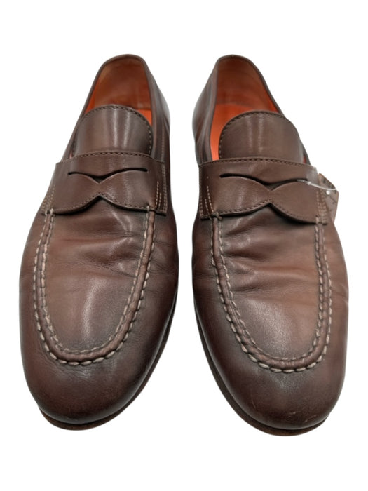 Santoni Shoe Size 13 AS IS Brown Leather Men's Shoes Brown / 13