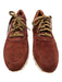Bontoni Shoe Size 13 Burgundy Red Suede Low Top Lace Up Men's Shoes Burgundy Red / 13