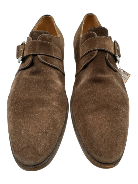 Wilkes Bashford Shoe Size 13 AS IS Brown Suede Buckle Men's Shoes Brown / 13