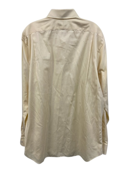Hamilton Size XXL Yellow Cotton Button Down Men's Long Sleeve Shirt Yellow / XXL