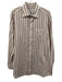 Hamilton Size XXL White & Red Cotton Striped Button Down Men's Long Sleeve Shirt White & Red / XXL