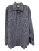 Hamilton Size XXL Blue & White Cotton Gingham Button Down Long Sleeve Shirt Blue & White / XXL
